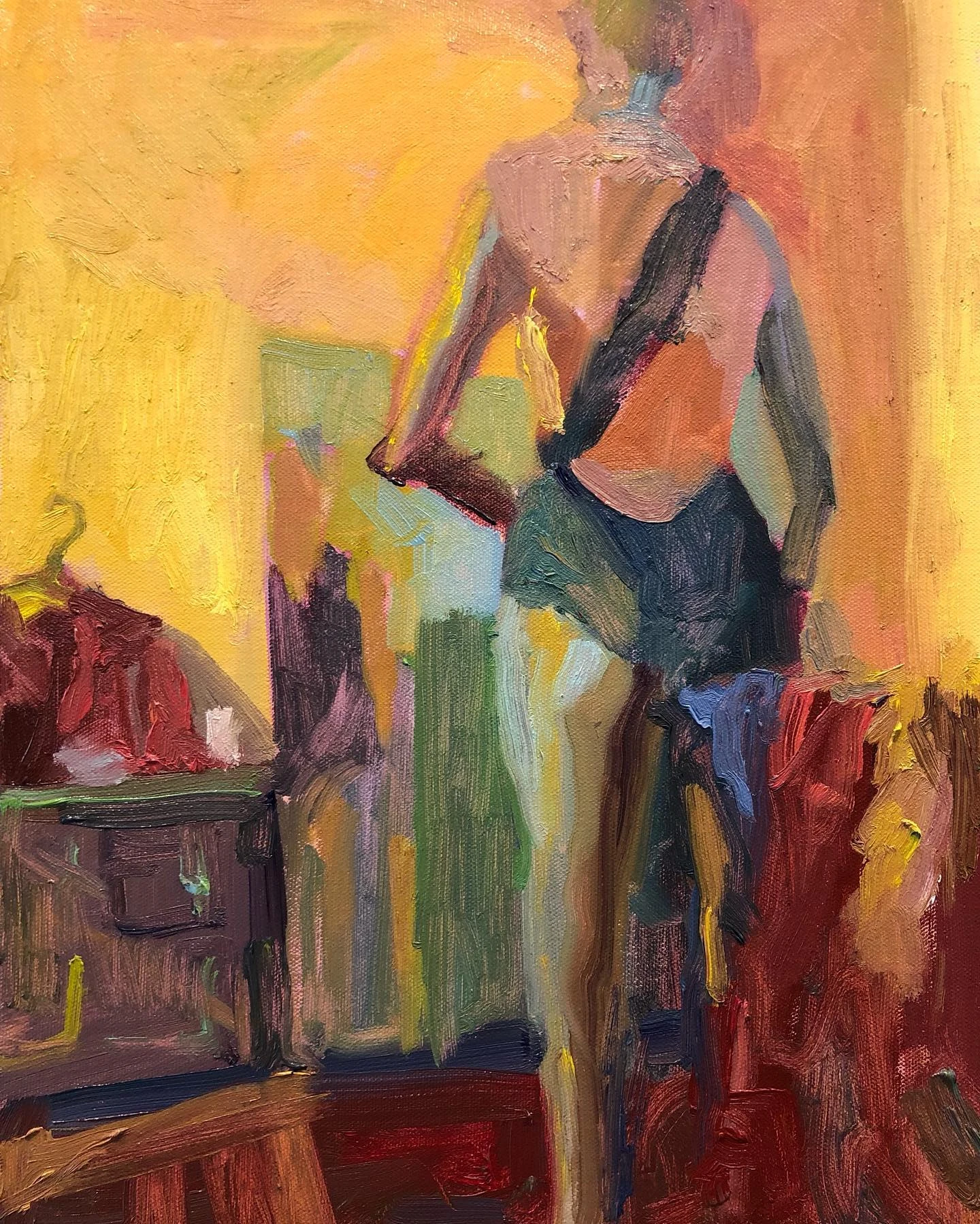 Woman in Front of Mirror